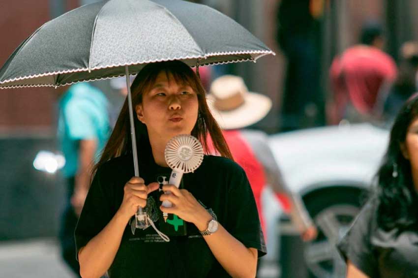 Altas temperaturas en CDMX; emiten Alerta Naranja para 12 alcaldías y Alerta Amarilla para 3