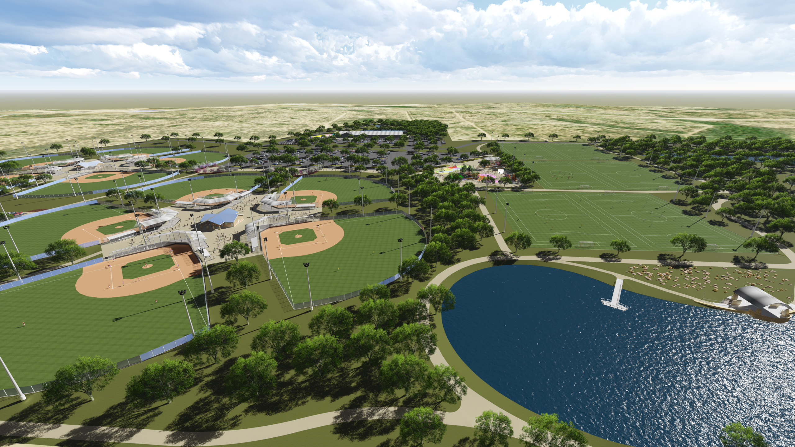 Reanudan proyecto de un mega complejo deportivo en el sur de Laredo