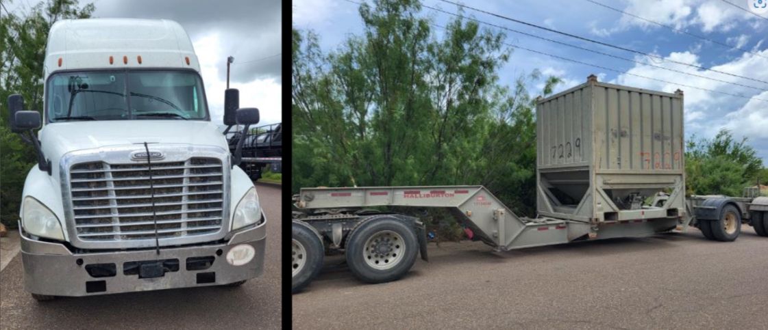 Grupo Especial Contra Robos recupera dos tráileres y una camioneta