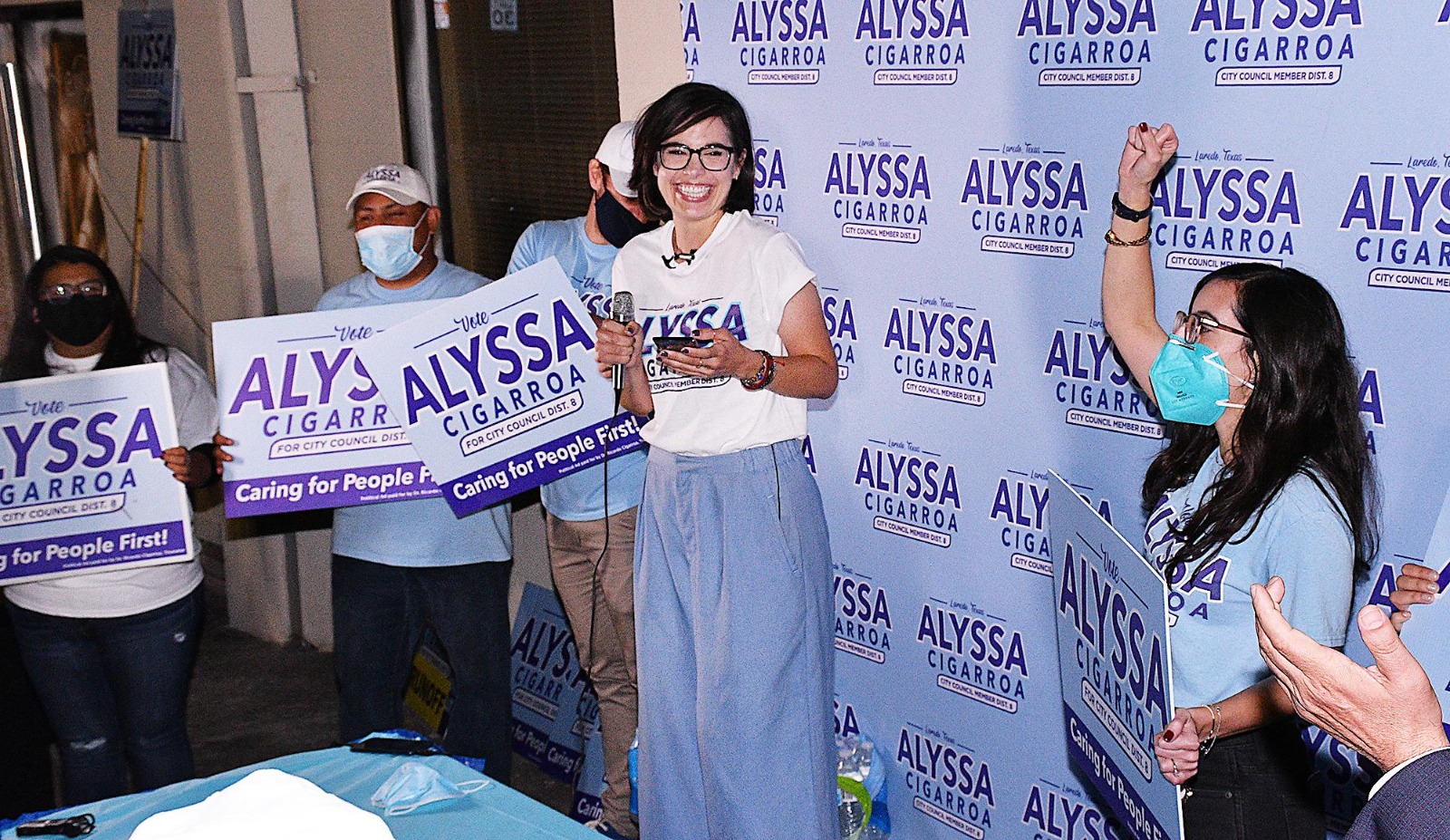 Alyssa Cigarroa anuncia su campaña de reelección