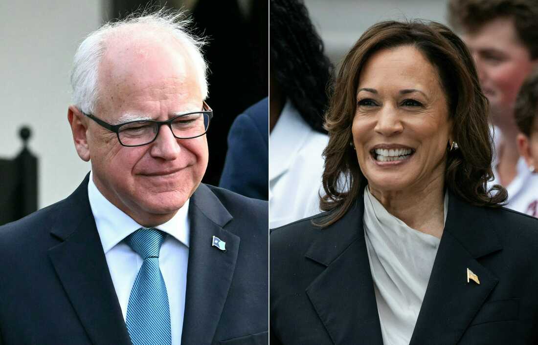 Tim Walz, compañero de fórmula de Kamala Harris