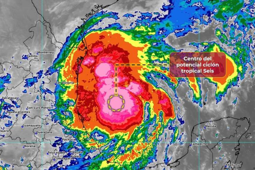 Potencial ciclón frente a Tamaulipas: ¿dónde se esperan las lluvias más intensas?