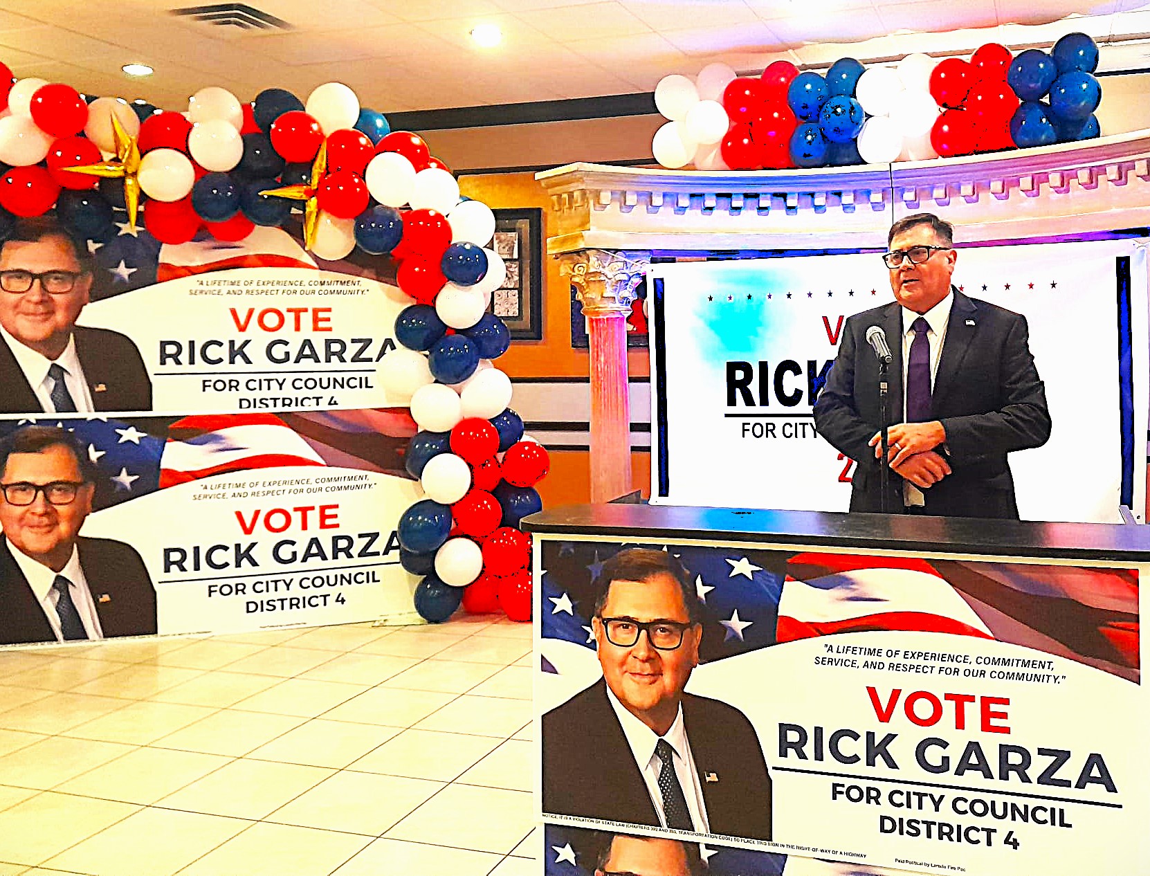 Rick Garza anuncia su candidatura a regidor por el distrito 4