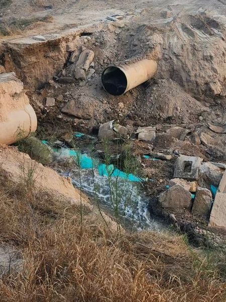 Reparan la fuga que vertió más de 100 mil galones de aguas negras al río