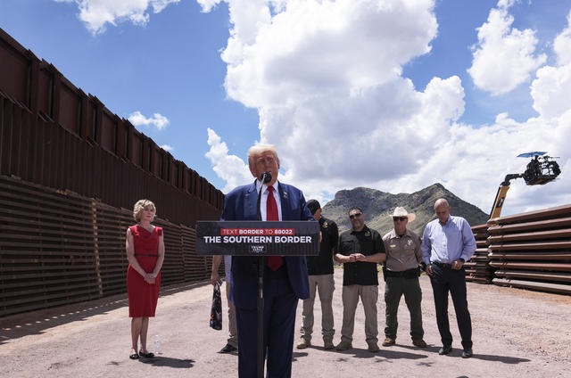 Casi arrasó Trump en la frontera