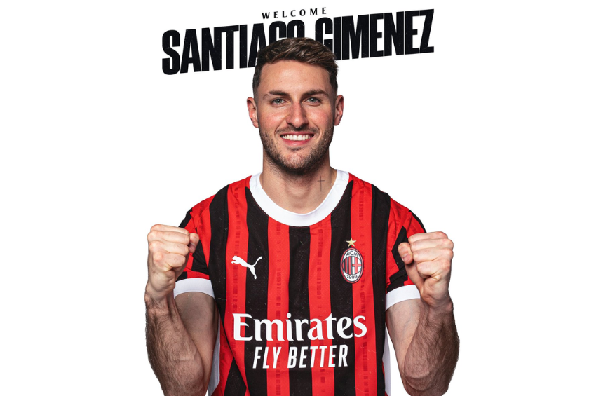 ¡Ya es oficial! Santi Giménez, nuevo jugador del Milan