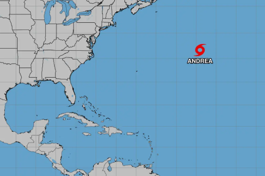 Tormenta tropical Andrea se forma en el Atlántico, ¿afectará a Tamaulipas?; esto sabemos