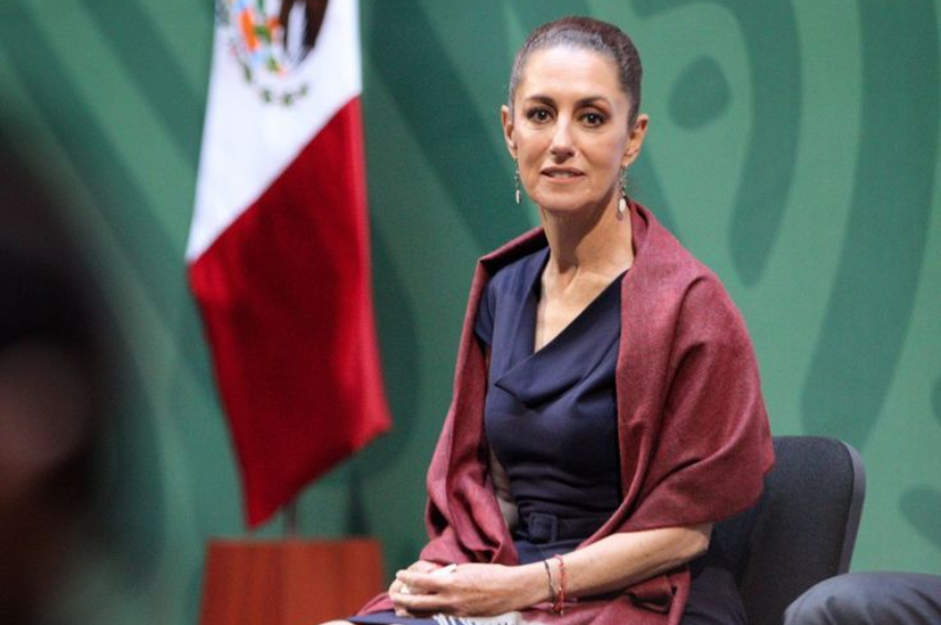 La presidenta Claudia Sheinbaum ofrece su tradicional conferencia mañanera este miércoles 23 de julio de 2025.