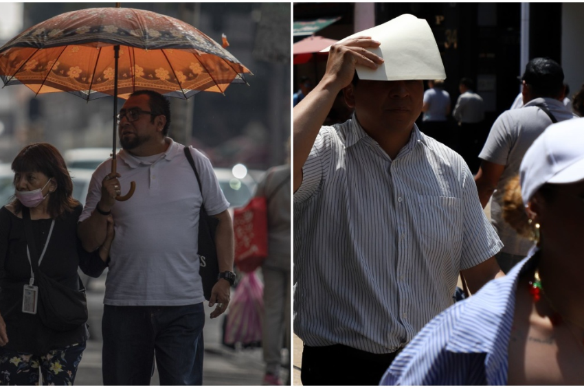 Lluvias intensas en el sur del país, y onda de calor en el norte, para este viernes