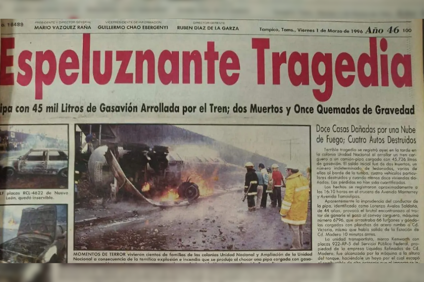La tragedia de 1996 en Ciudad Madero: una explosión que marcó al sur de Tamaulipas