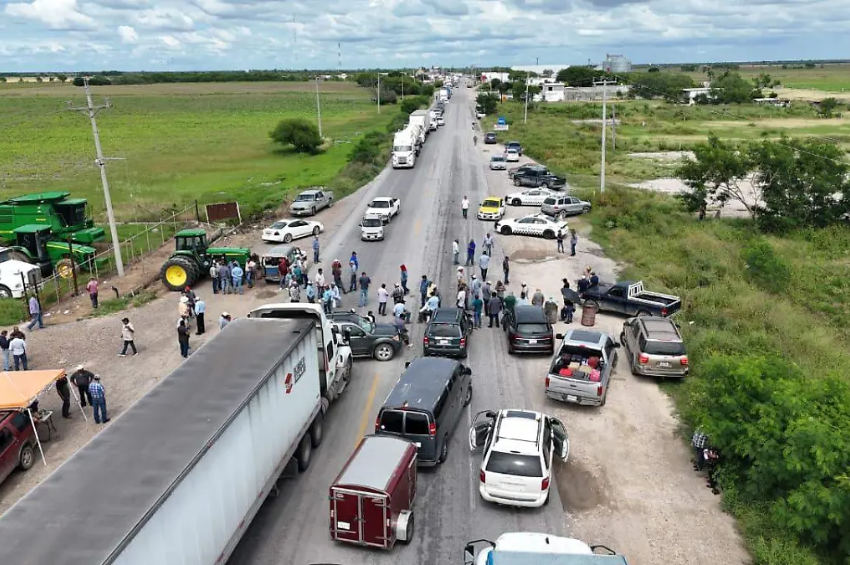 Agricultores de Tamaulipas se suman a protesta nacional para exigir apoyos al campo
