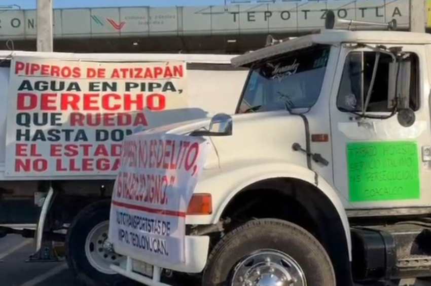 Megabloqueo de piperos paraliza vialidades en CDMX y Edomex