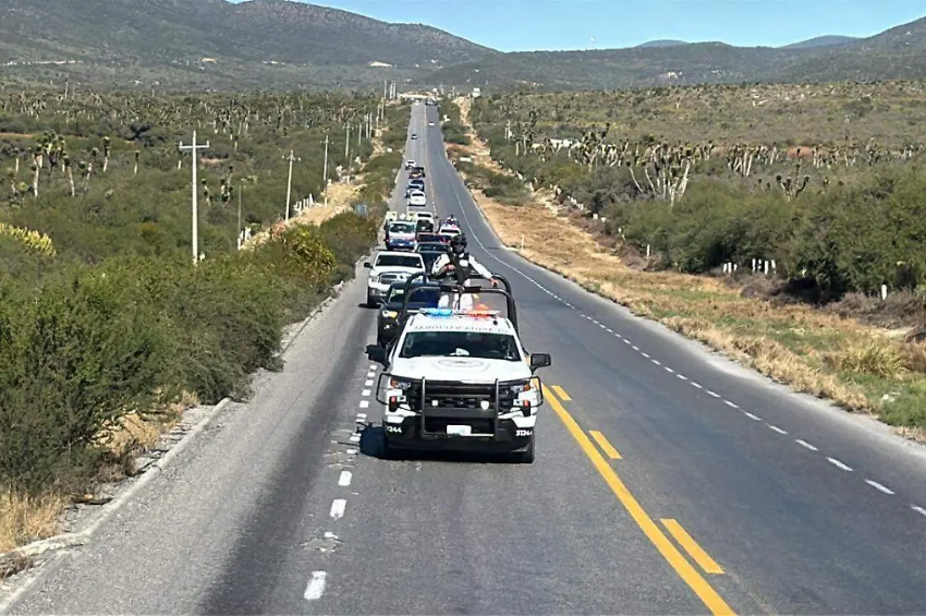 De Tamaulipas a SLP sin contratiempos: el operativo que escoltó a 250 vehículos de paisanos