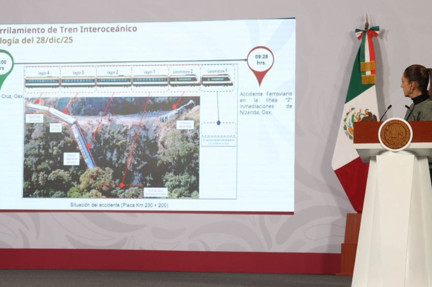 “Se han recuperado 12 de 13 cuerpos”: Sheinbaum se reunirá con víctimas del descarrilamiento del Tren Interoceánico