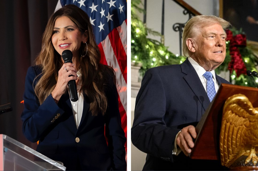 Trump respalda a Noem como secretaria de Seguridad Nacional