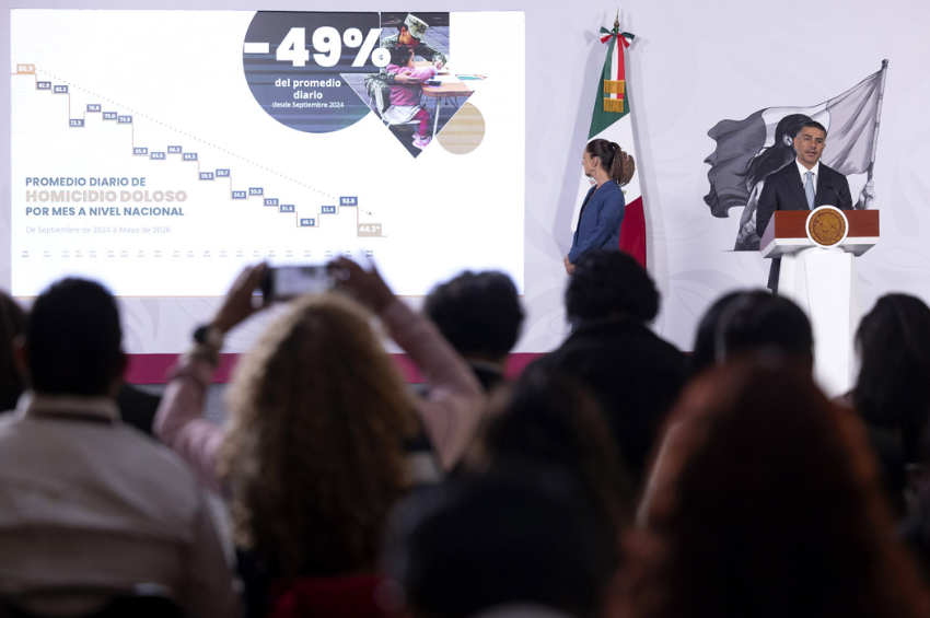 Gobierno federal reporta caída histórica en homicidios dolosos en México Gobierno federal reporta caída histórica en homicidios dolosos en México