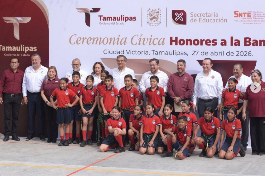Américo Villarreal impulsa lectura y civismo en jóvenes de Tamaulipas