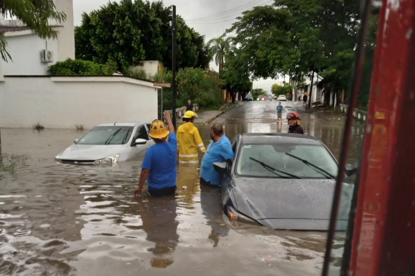 Regresan las lluvias intensas a Tamaulipas; Protección Civil mantiene vigilancia permanente