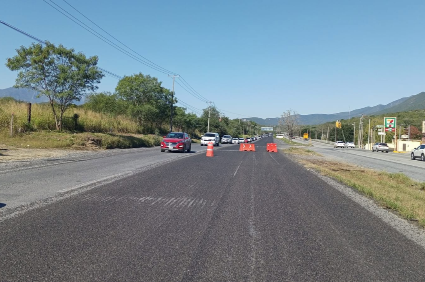Modifican horarios para el transporte de carga en la carretera Victoria-Monterrey por obras de mantenimiento