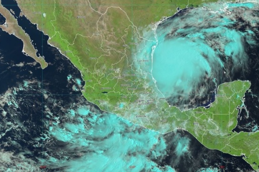 Monitorean sistema de tormentas con lluvias intensas y oleaje elevado en el Golfo de México Monitorean sistema de tormentas con lluvias intensas y oleaje elevado en el Golfo de México