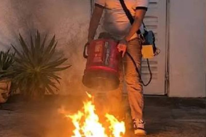 Joven tamaulipeca desarrolla tecnología para combatir incendios con sonido