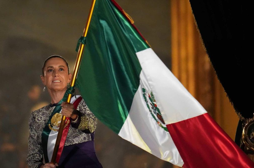 Claudia Sheinbaum encabeza el Grito de Independencia en el Zócalo capitalino