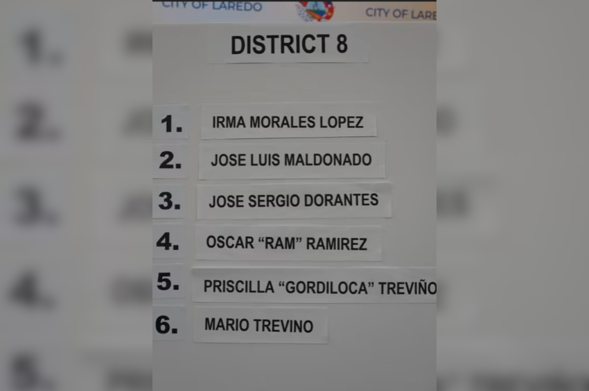 Ya hay orden en la boleta: seis candidatos van por el distrito 8 de Laredo