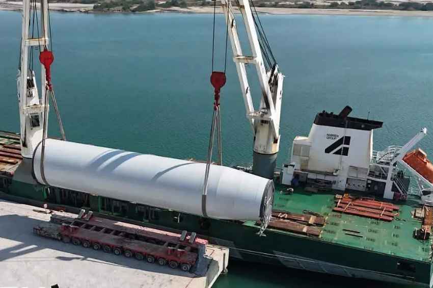Windarmex exporta 60 estructuras eólicas desde Altamira hacia Estados Unidos