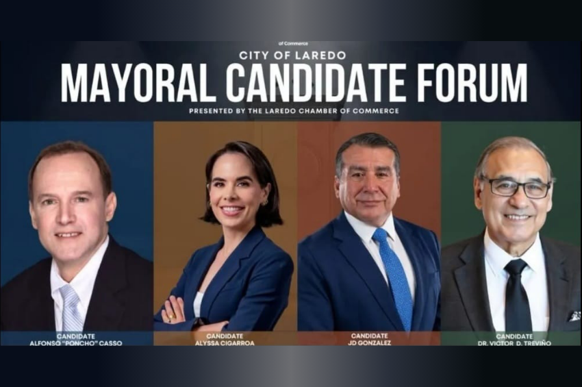 Cuatro de los cinco candidatos a la alcaldía de Laredo participarán en foro político